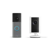 Grigio maculato:Battery Video Doorbell (ultimo modello) + Indoor Camera Plus (Bianco)