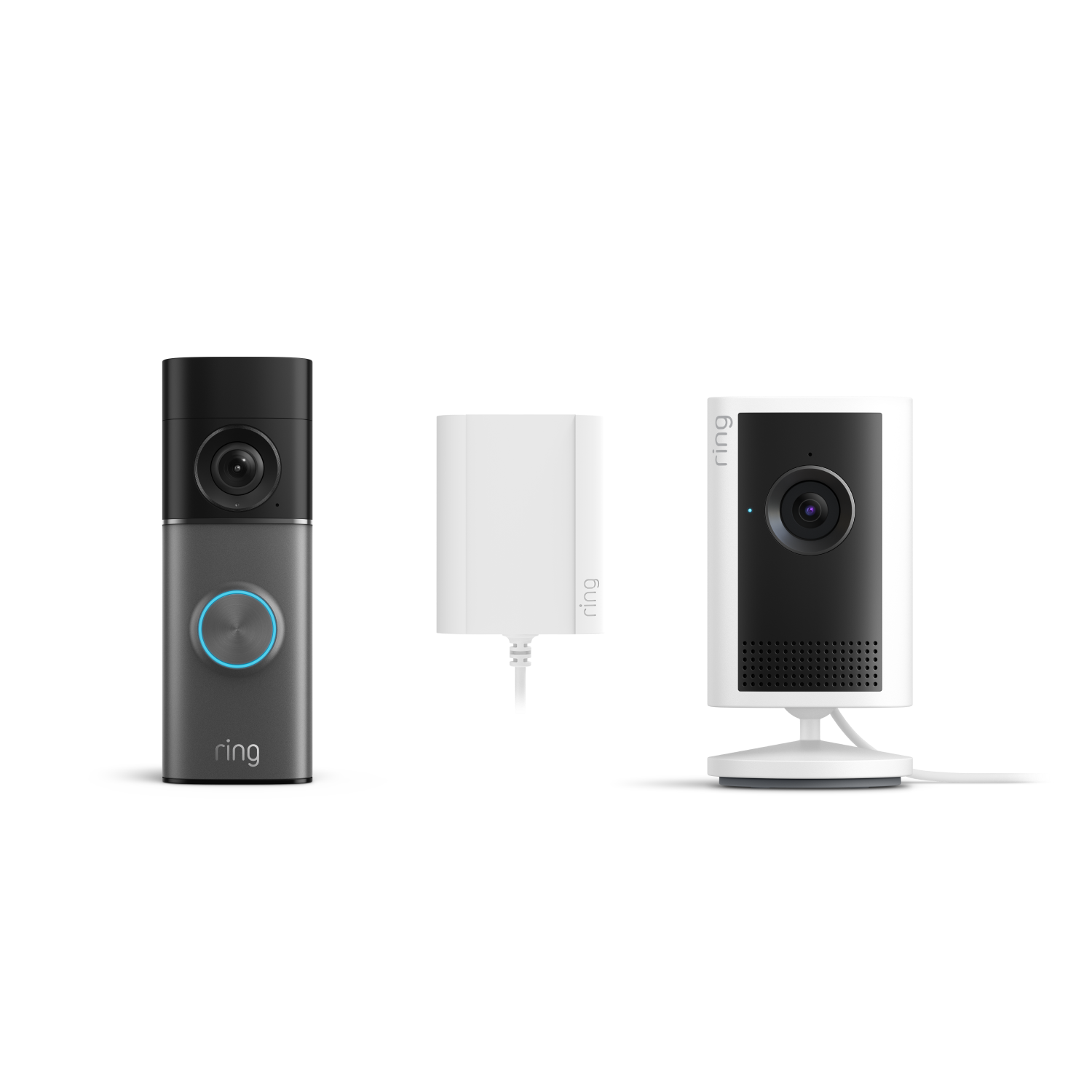 Wired Video Doorbell Pro 3ª gen. con alimentatore plug-in + Indoor Camera Plus