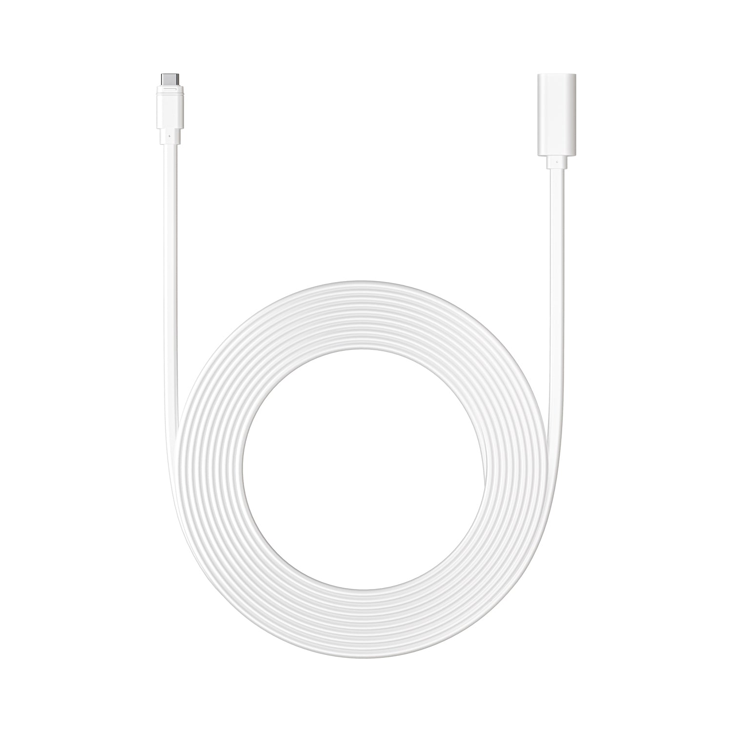 Bianco:Cavo di prolunga USB-C da 3 m (Pannelli solari USB-C, adattatore PoE+)