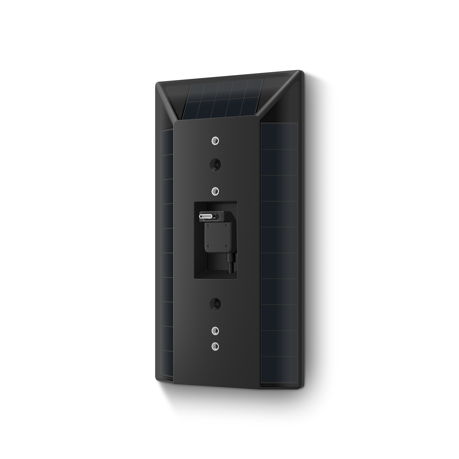 Nero:Caricatore a energia solare (Battery Video Doorbell (2ª gen.), Battery Video Doorbell Plus (2ª gen.), Battery Video Doorbell Pro (2ª gen.))