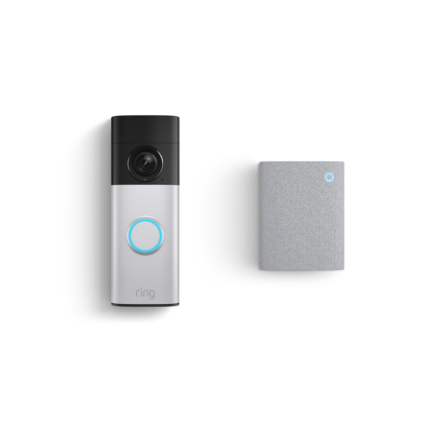 Argento nichel:Battery Video Doorbell Plus (2ª gen.) + Chime (3ª gen.)