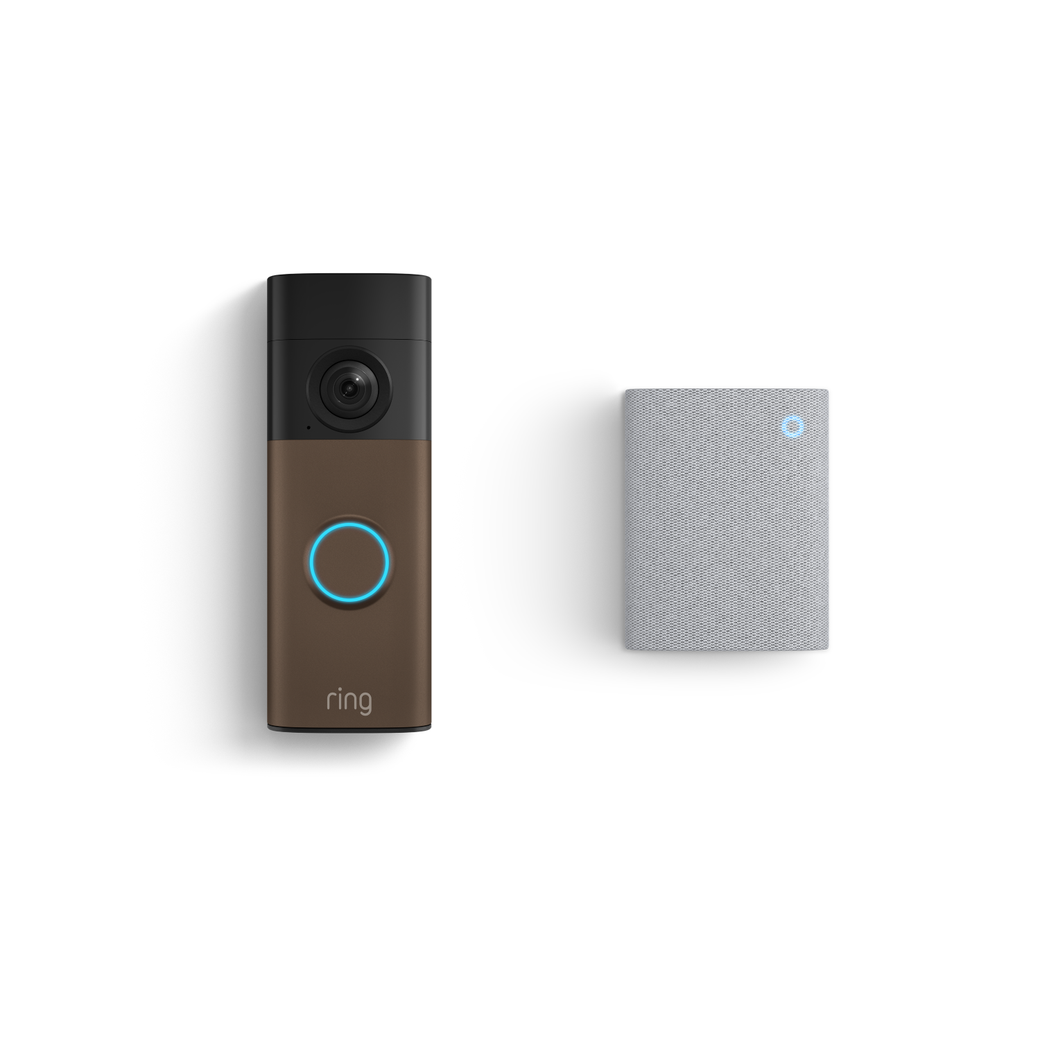 Moka opaco:Videocitofono a batteria (2ª gen.) + Chime (3ª gen.)