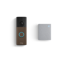Moka opaco:Videocitofono a batteria (2ª gen.) + Chime (3ª gen.)