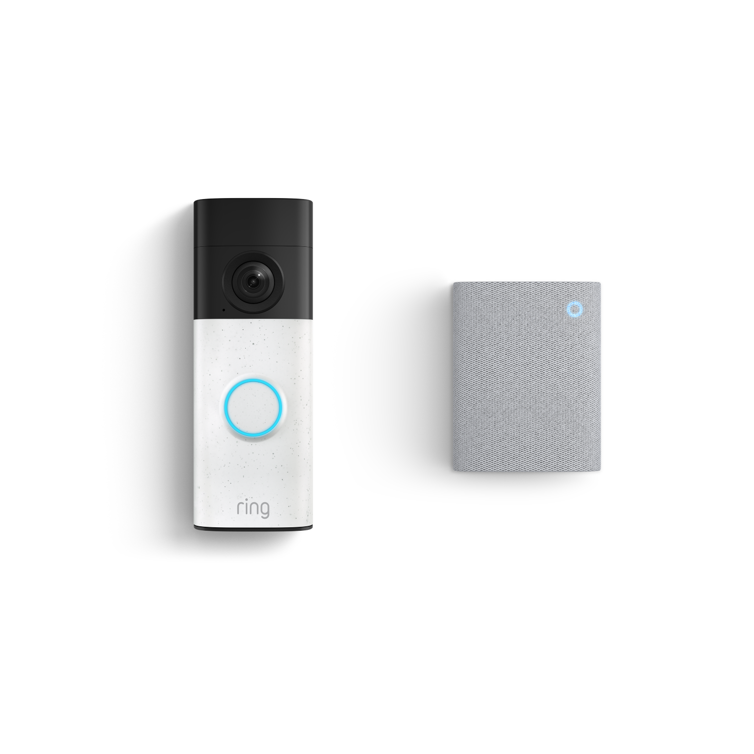 Bianco maculato:Videocitofono a batteria (2ª gen.) + Chime (3ª gen.)