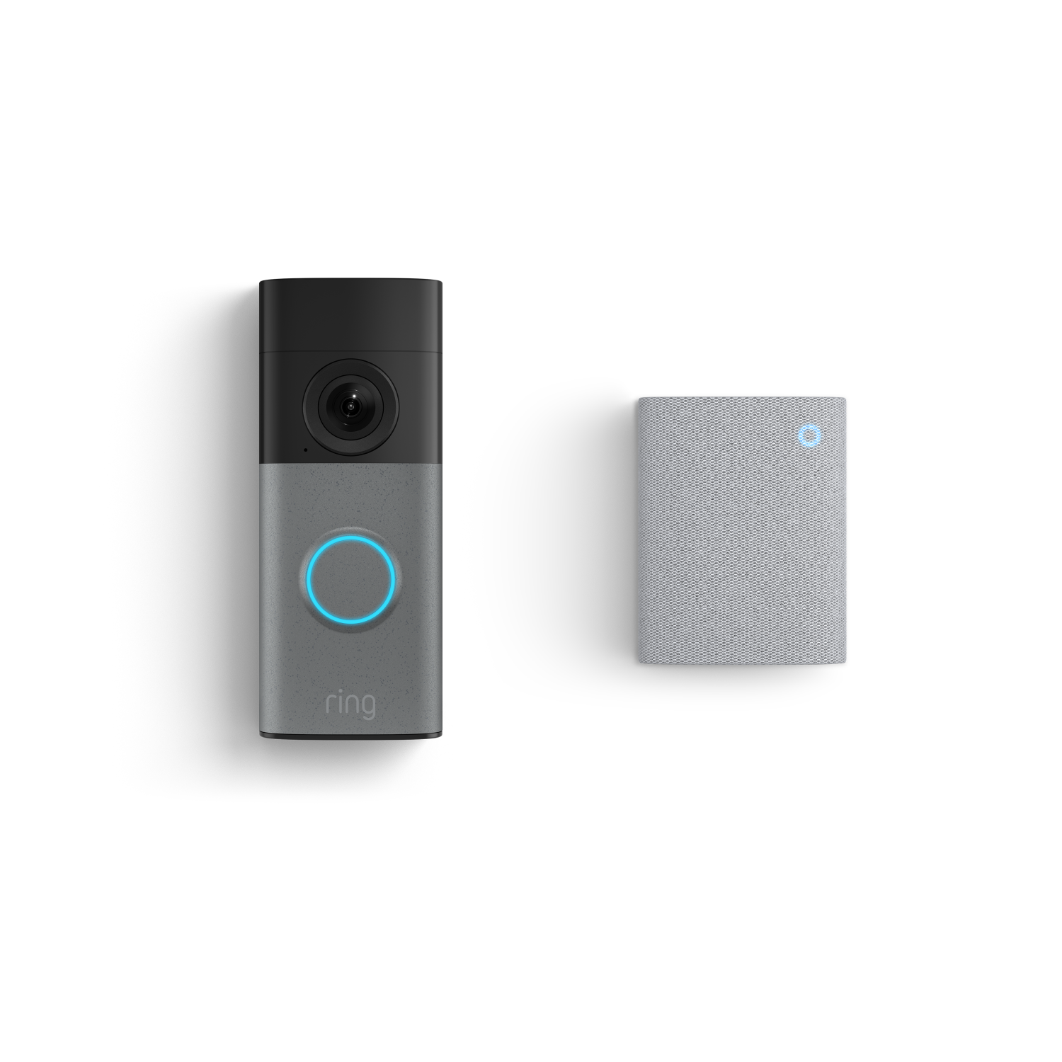 Grigio maculato:Wired Video Doorbell  (2ª gen.) + Chime (3ª gen.)