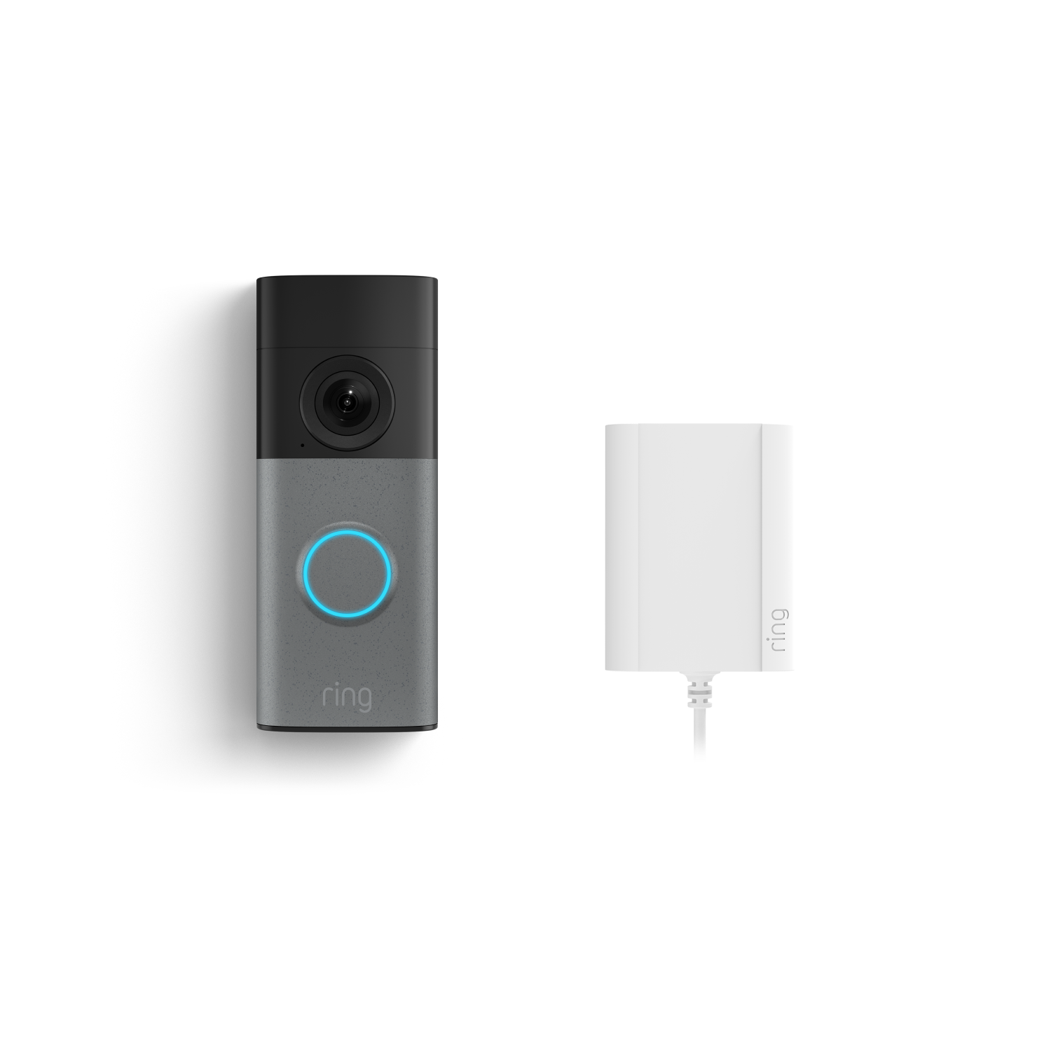 Grigio maculato:Wired Video Doorbell (ultimo modello) con adattatore plug-in