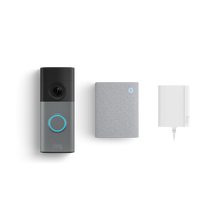 Grigio maculato:Wired Video Doorbell (2ª gen.) con alimentatore plug-in + Chime (3ª gen.)