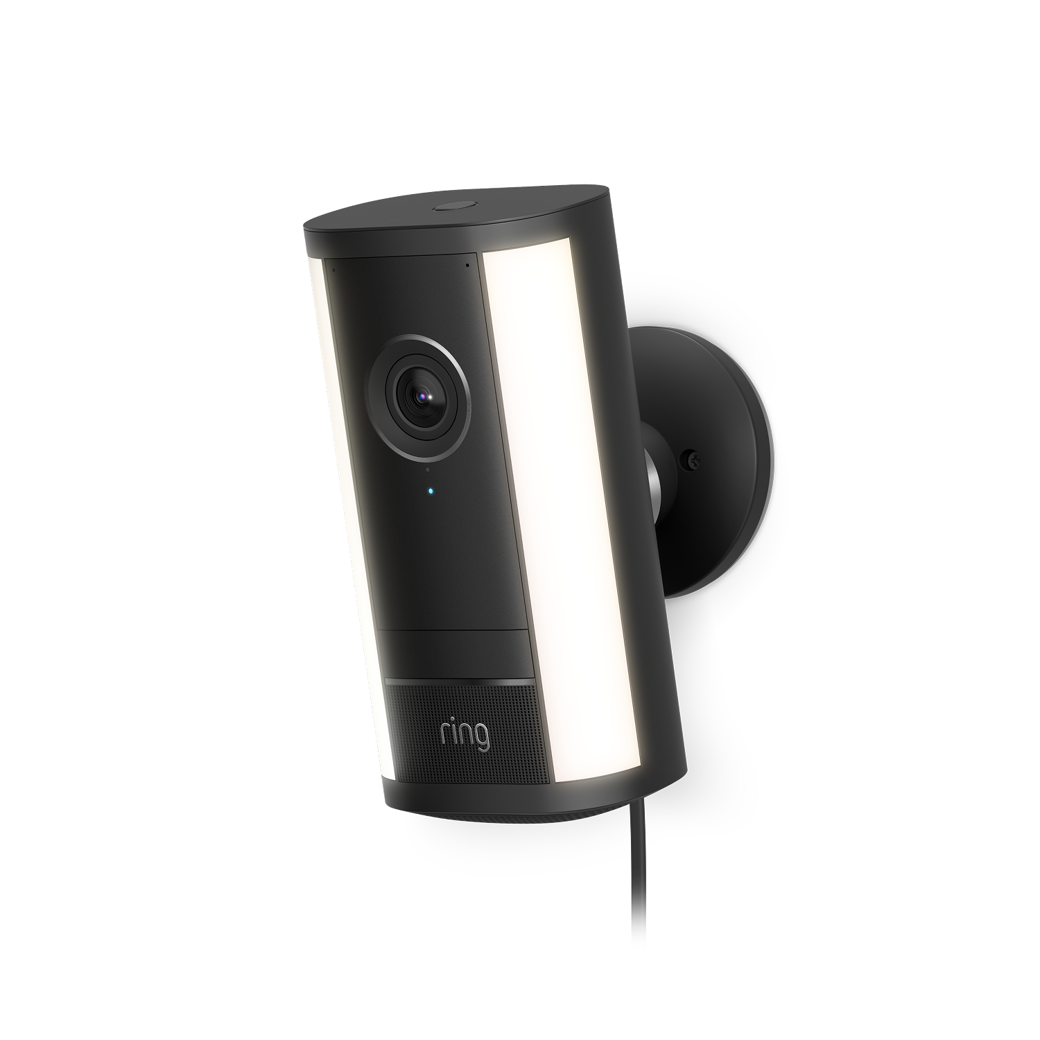 Nero:Videocamera Pro con faretti (2ª gen) con alimentatore plug-in
