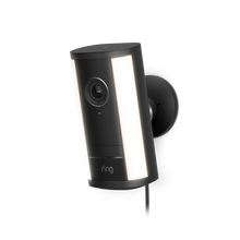 Nero:Videocamera Pro con faretti (2ª gen) con alimentatore plug-in
