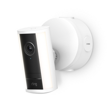 Bianco:Videocamera Pro con faretti (última generación) con adattatore PoE