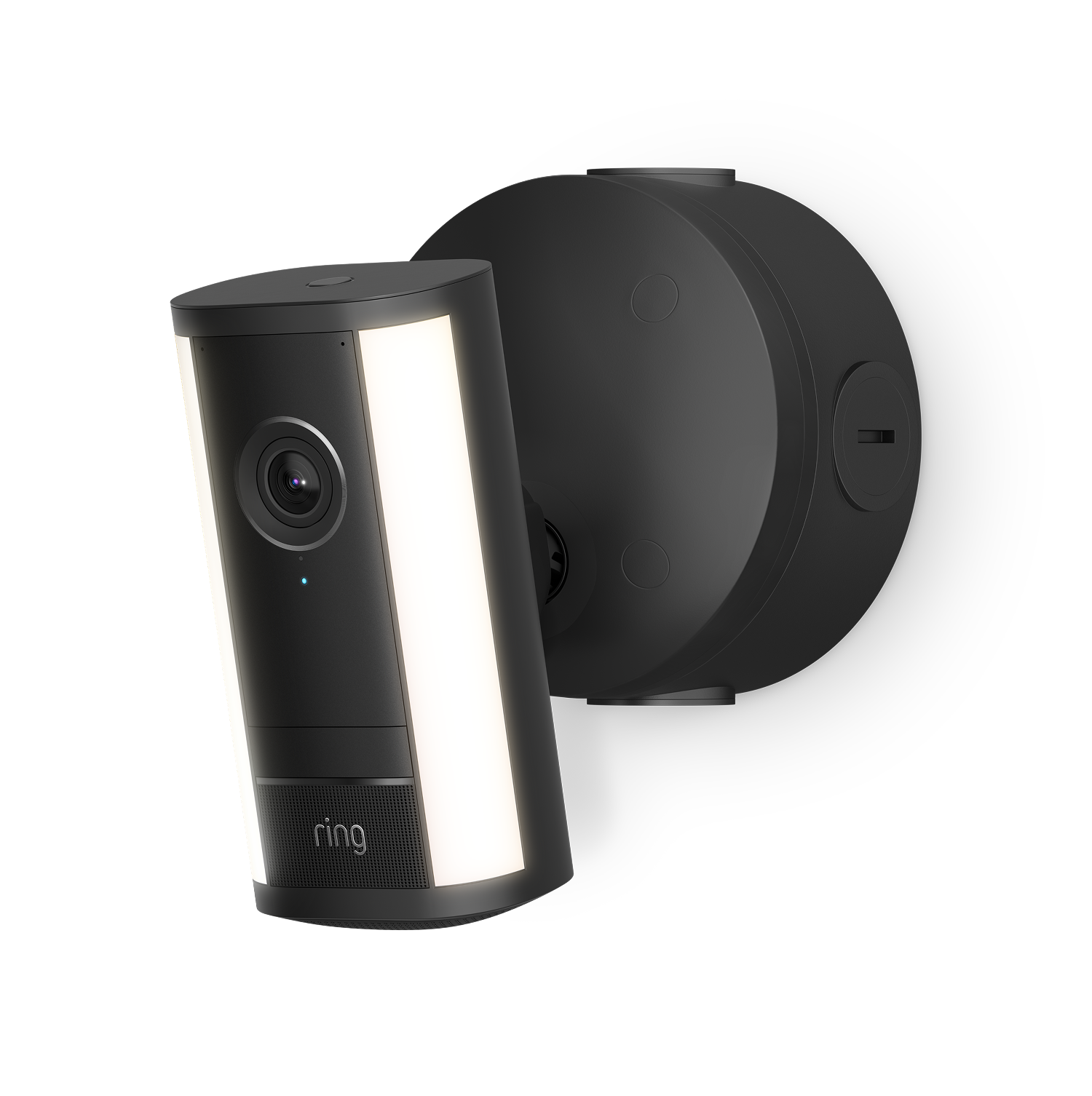 Nero:Videocamera Pro con faretti (última generación) con adattatore PoE