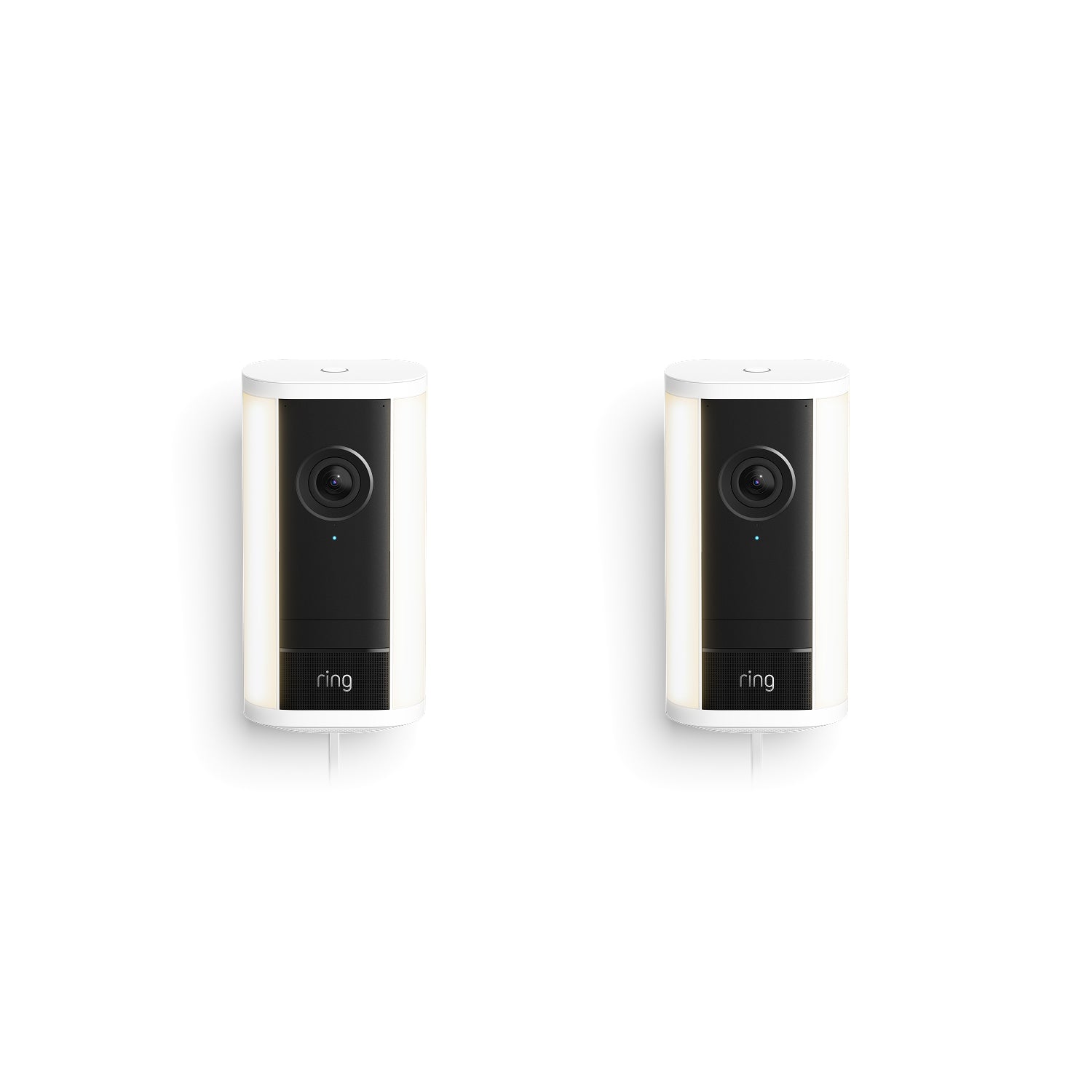 Bianco:Spotlight Cam Pro Plug-In (ultimo modello) confezione da 2 unità
