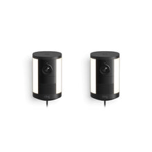 Nero:Confezione da 2 Videocamera con faretti plug-in (ultimo modello)