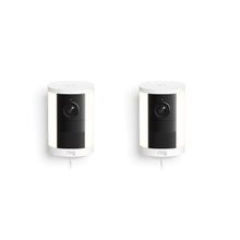 Bianco:Confezione da 2 Videocamera con faretti plug-in (ultimo modello)