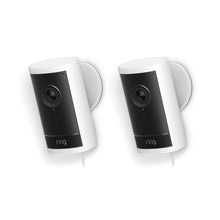 Bianco:2-Pack Videocamera esterna Pro (Plug-in) 