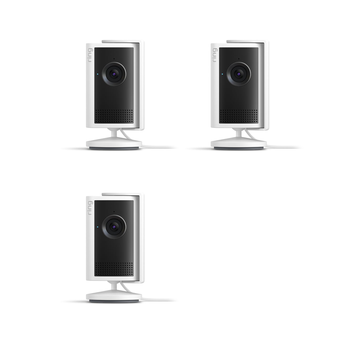 Bianco:Videocamera interna Plus (confezione da 3 pezzi)