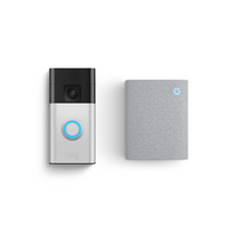 Nickel satinato:Videocitofono a batteria + Chime (3ª gen.)