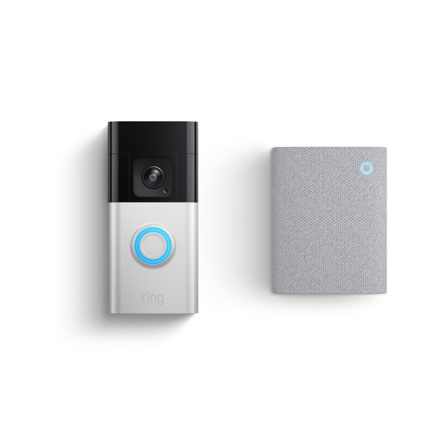 Nickel satinato:Videocitofono Pro a batteria + Chime (3ª gen.)