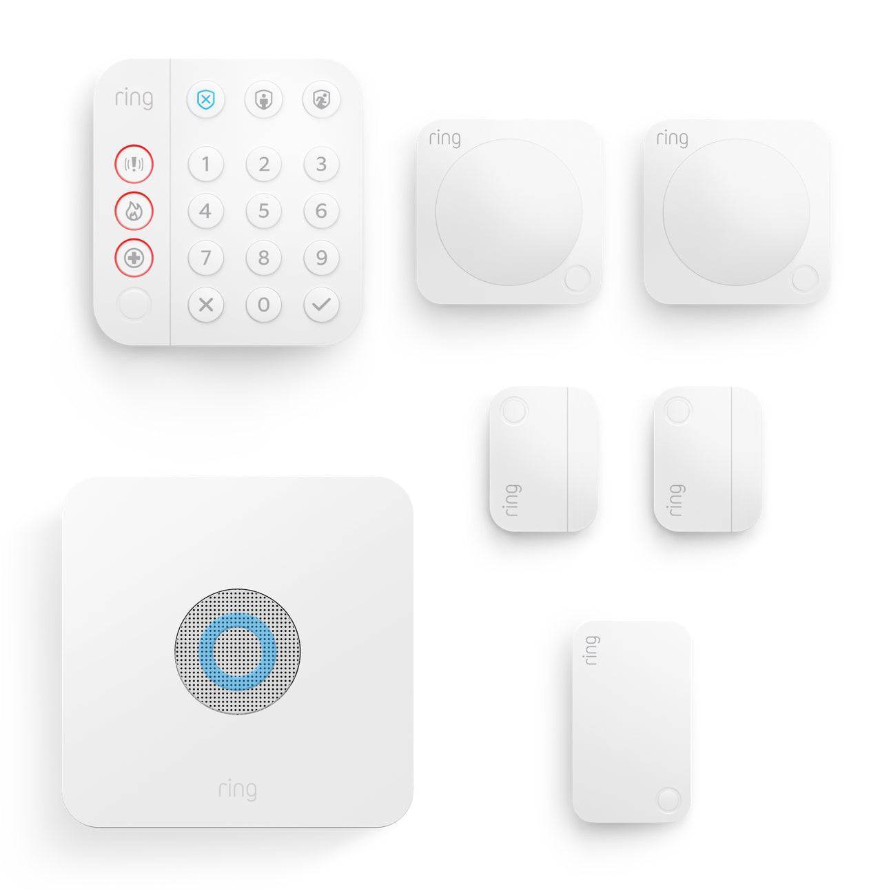 Bianco:Kit Ring Alarm - M