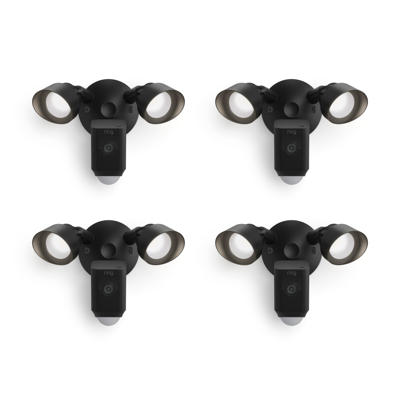 Nero:4-Pack Floodlight Cam Wired Plus
