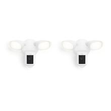 Bianco:2-Pack Floodlight Cam Wired Pro