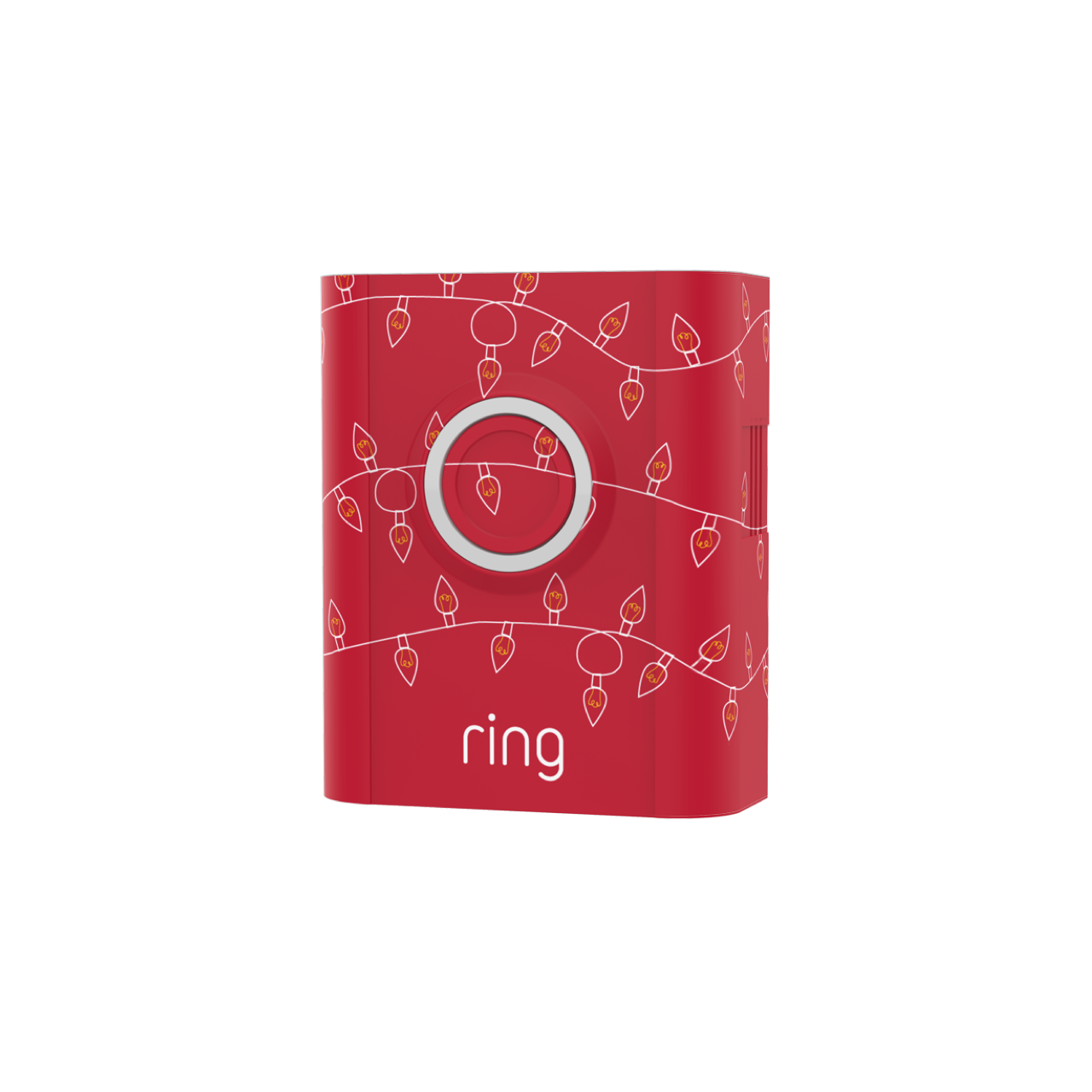 Luce di Natale (rosso):Mascherina intercambiabile per le festività (Video Doorbell 3, Video Doorbell 3 Plus, Video Doorbell 4, Battery Video Doorbell Plus, Battery Video Doorbell Pro)