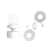 Bianco:Supporto orientabile con alimentatore per interni/esterni (Stick Up Cam Battery (3ª Gen))