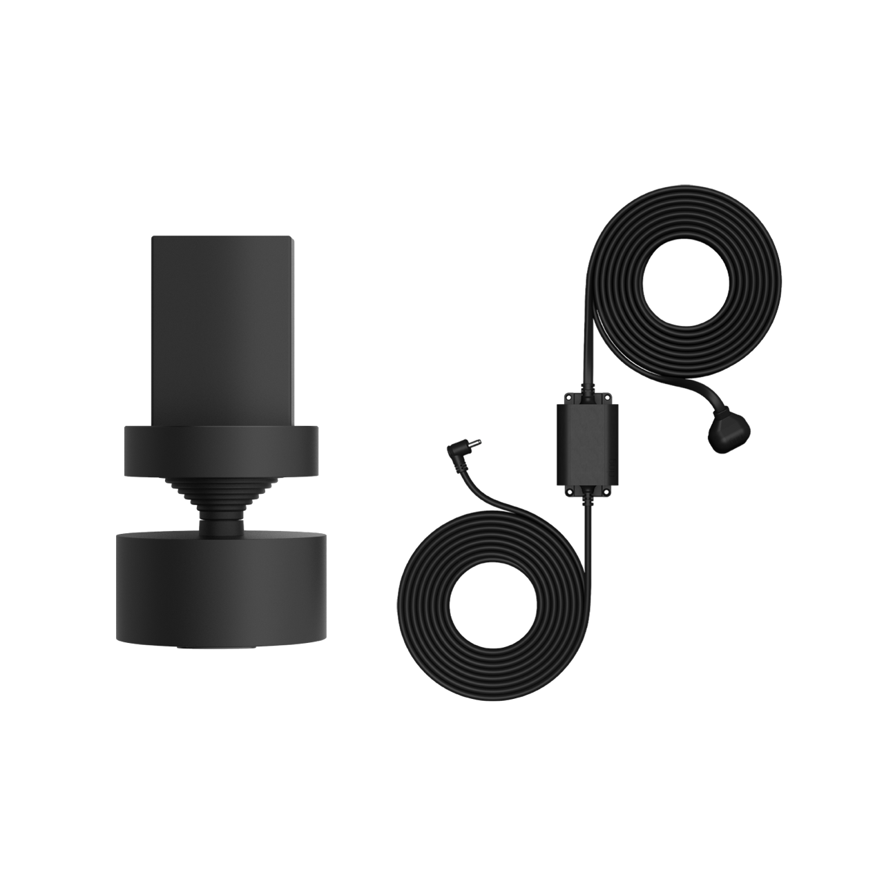 Nero:Supporto orientabile con alimentatore per interni/esterni (Stick Up Cam Battery (3ª Gen))
