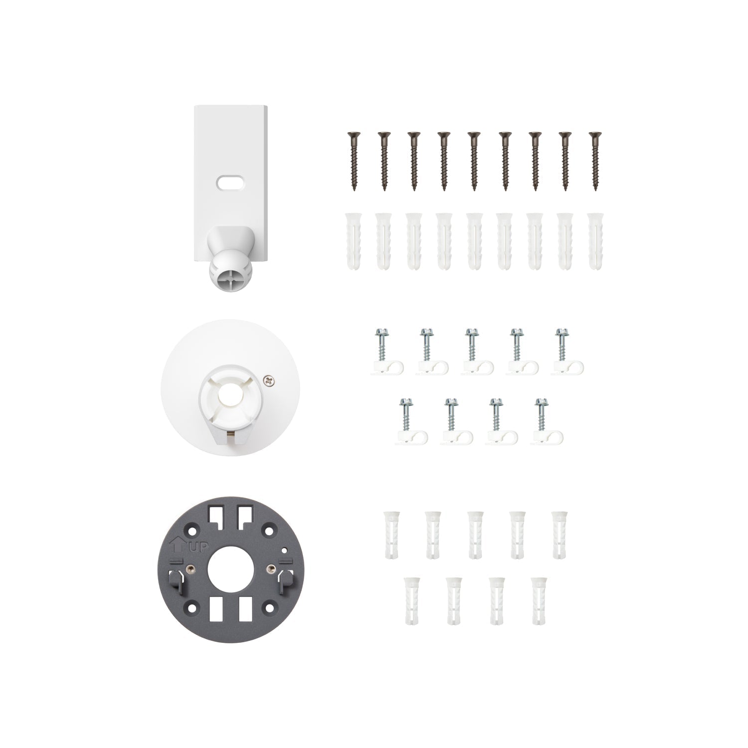 Bianco:Kit di parti di ricambio (Spotlight Cam Pro Plug-In, Spotlight Cam Plus Plug-In)