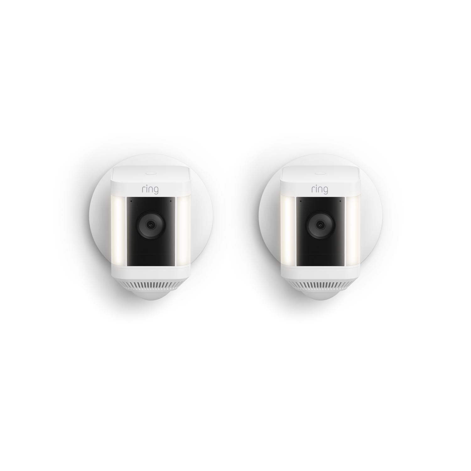 Bianco:2-Pack Spotlight Cam Plus Wired