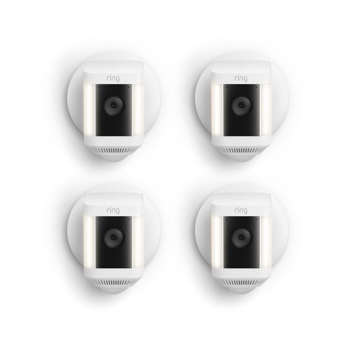 Bianco:4-Pack Spotlight Cam Plus Wired