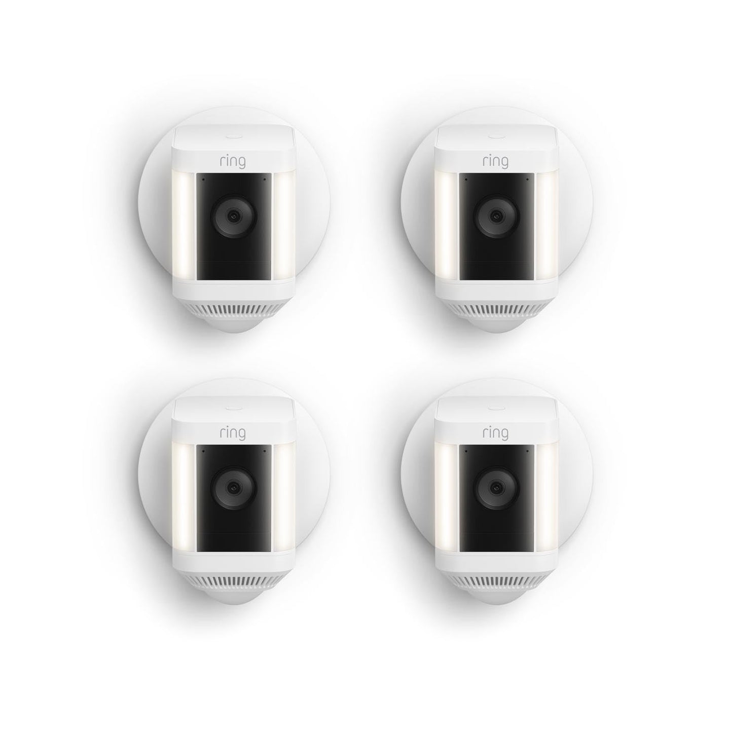 Bianco:4-Pack Spotlight Cam Plus Wired