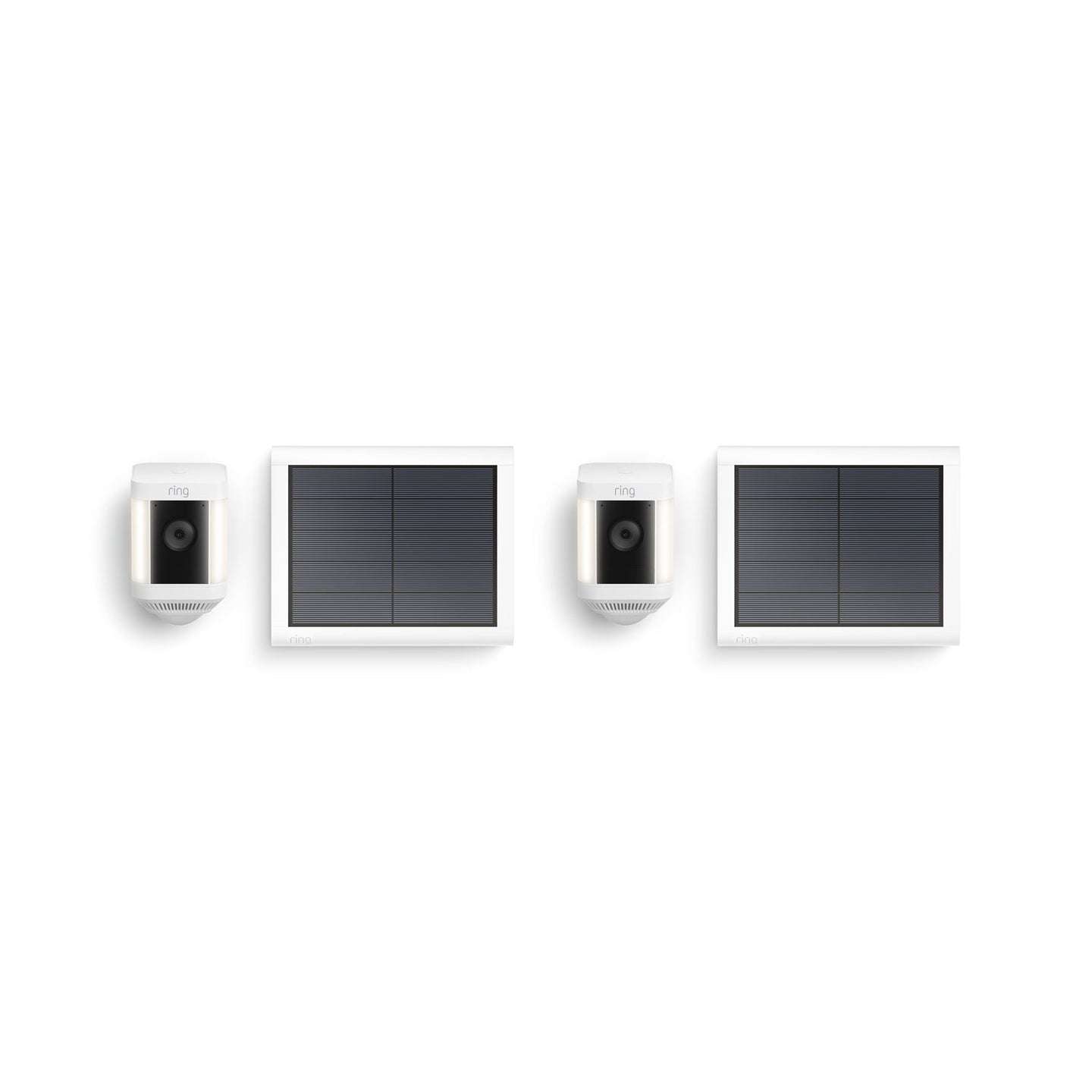 Bianco:2-Pack Spotlight Cam Plus Solar