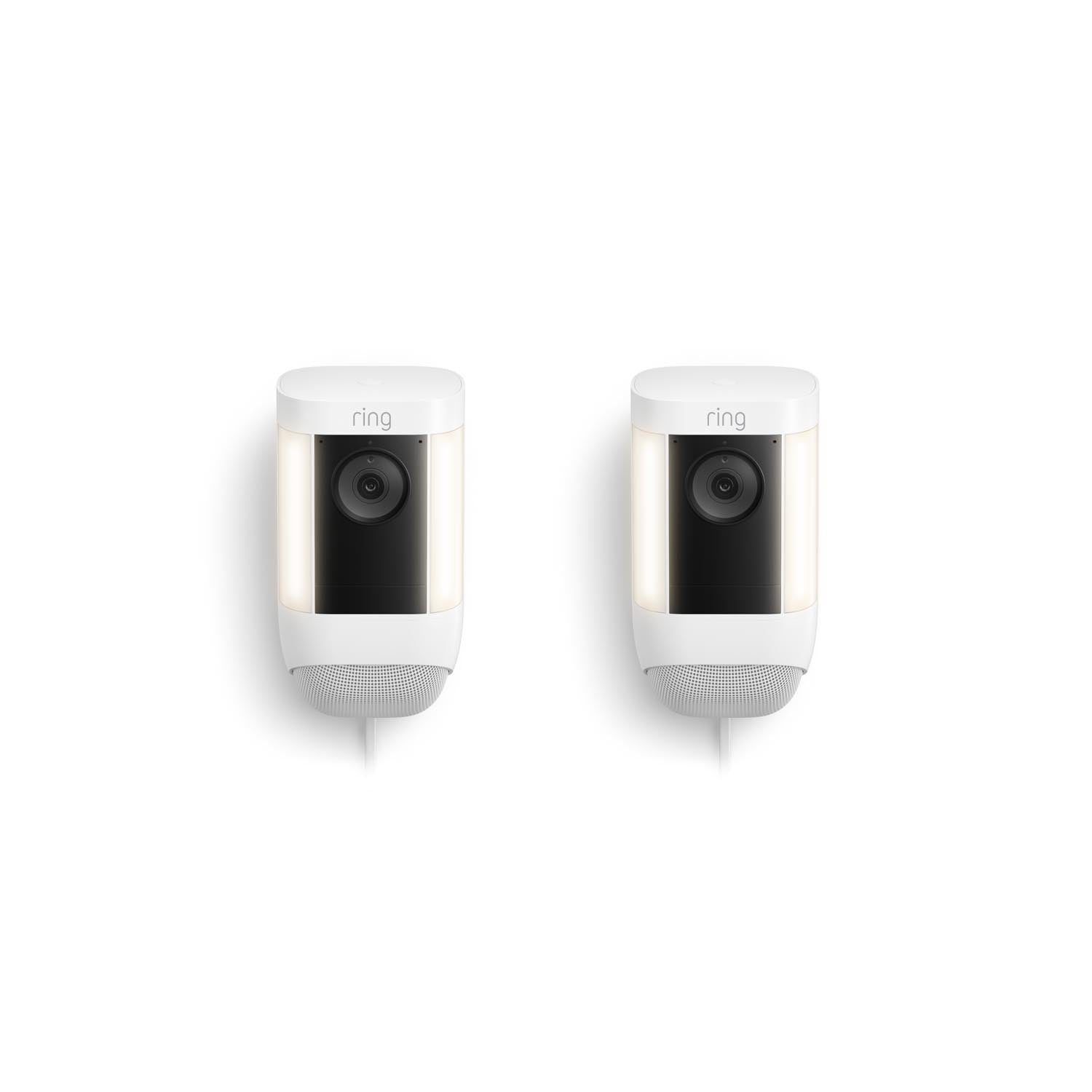 Bianco:2-Pack Spotlight Cam Pro Plug-In