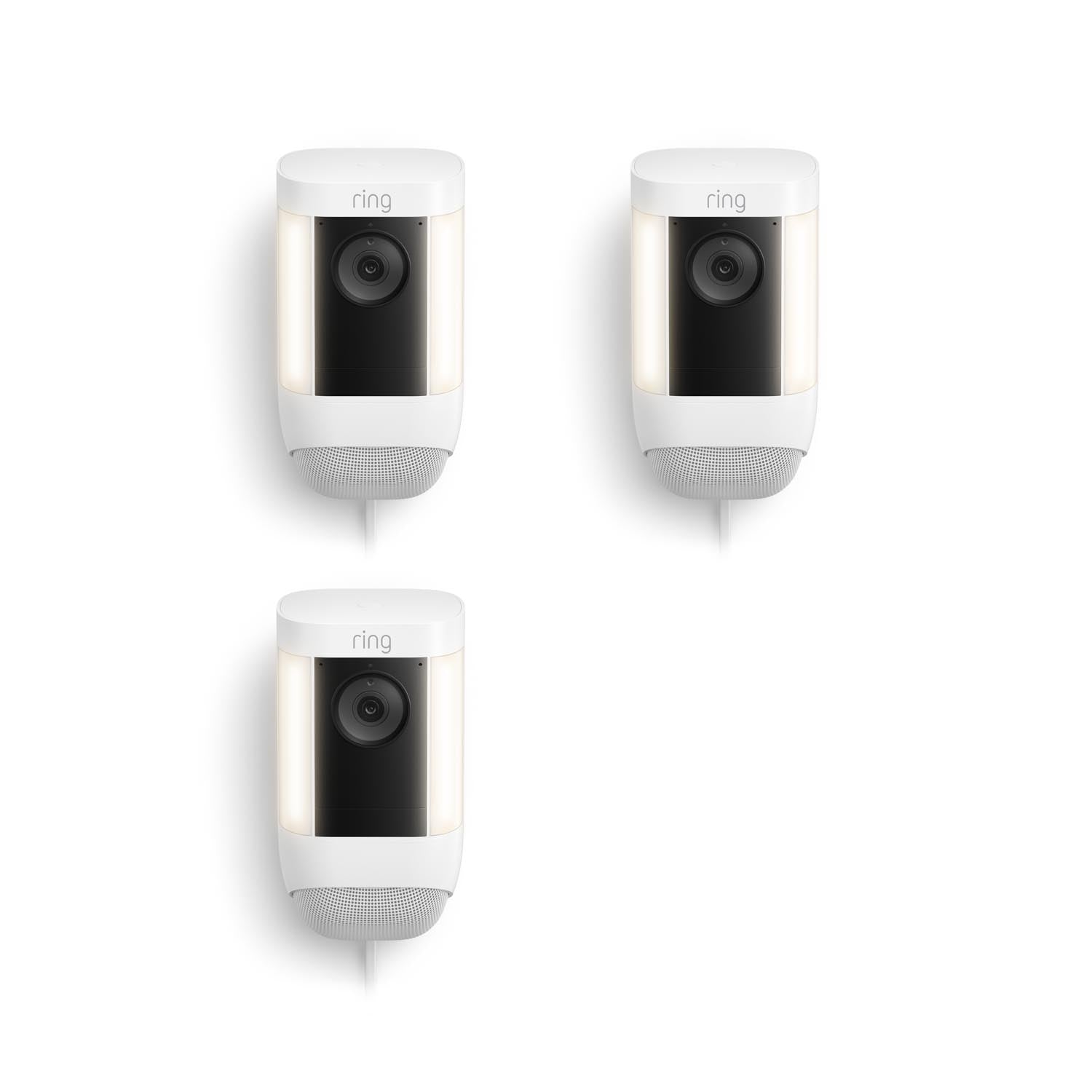 Bianco:3-Pack Spotlight Cam Pro Plug-In