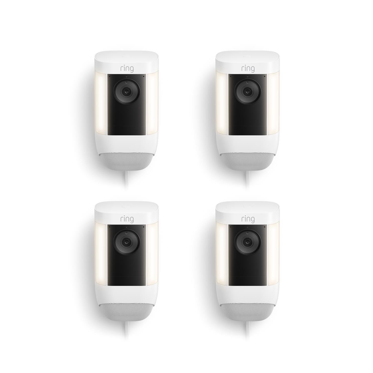 Bianco:4-Pack Spotlight Cam Pro Plug-In
