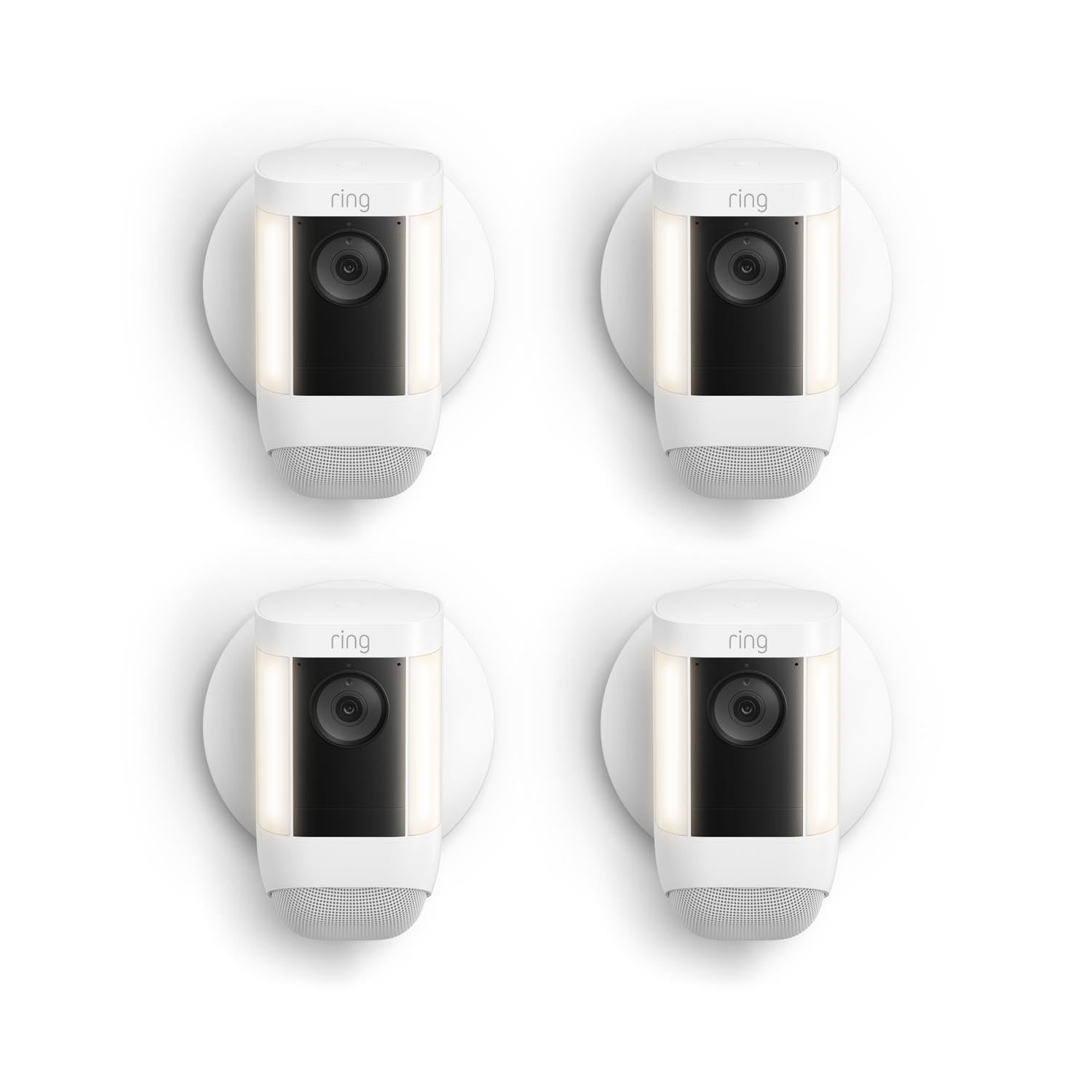 Bianco:4-Pack Spotlight Cam Pro Wired