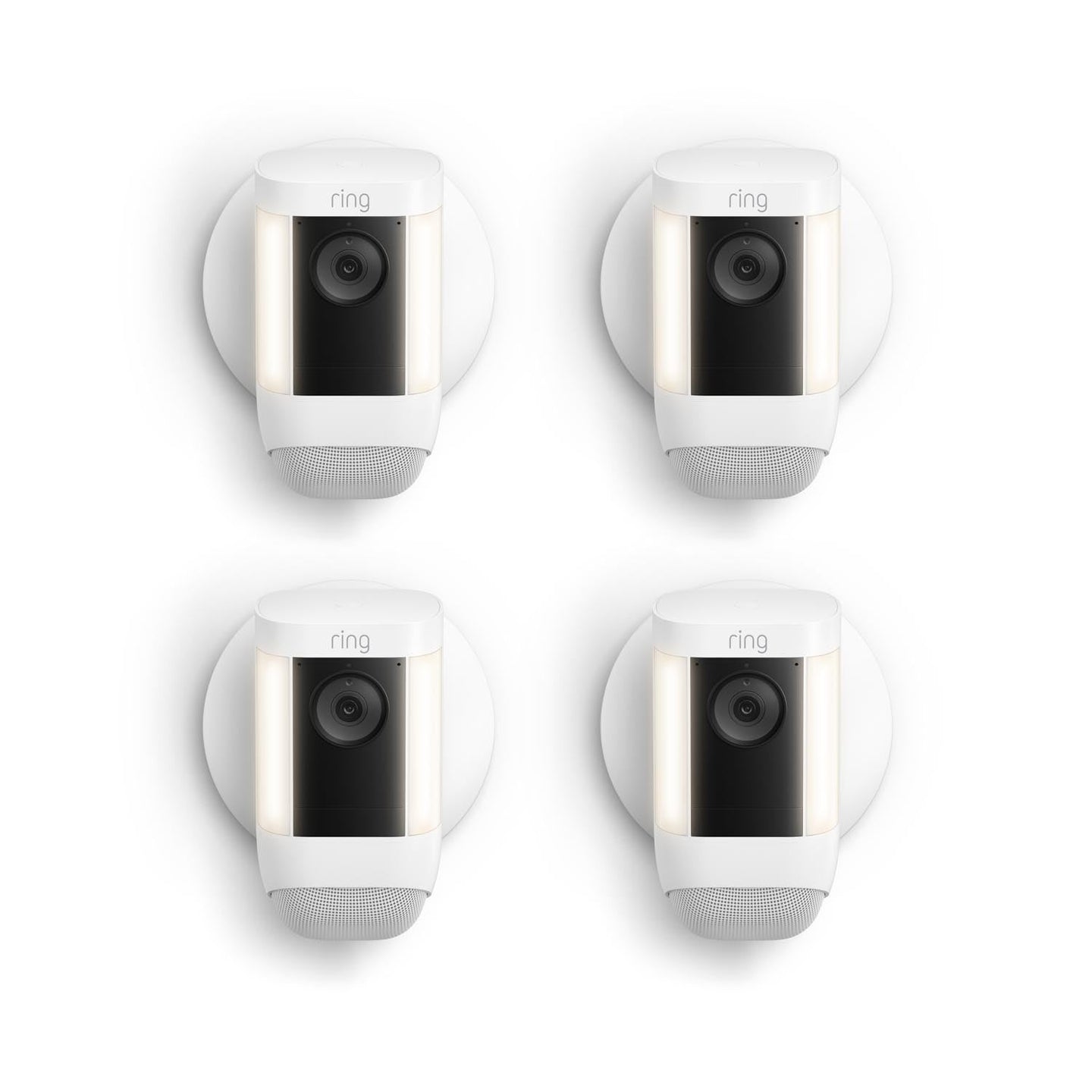 Bianco:4-Pack Spotlight Cam Pro Wired