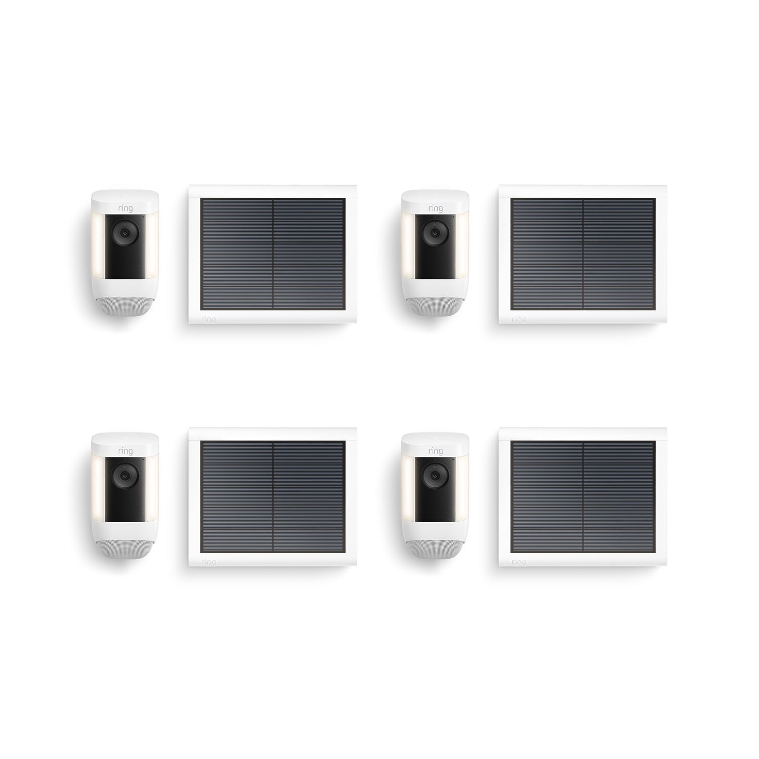 Bianco:4-Pack Spotlight Cam Pro Solar