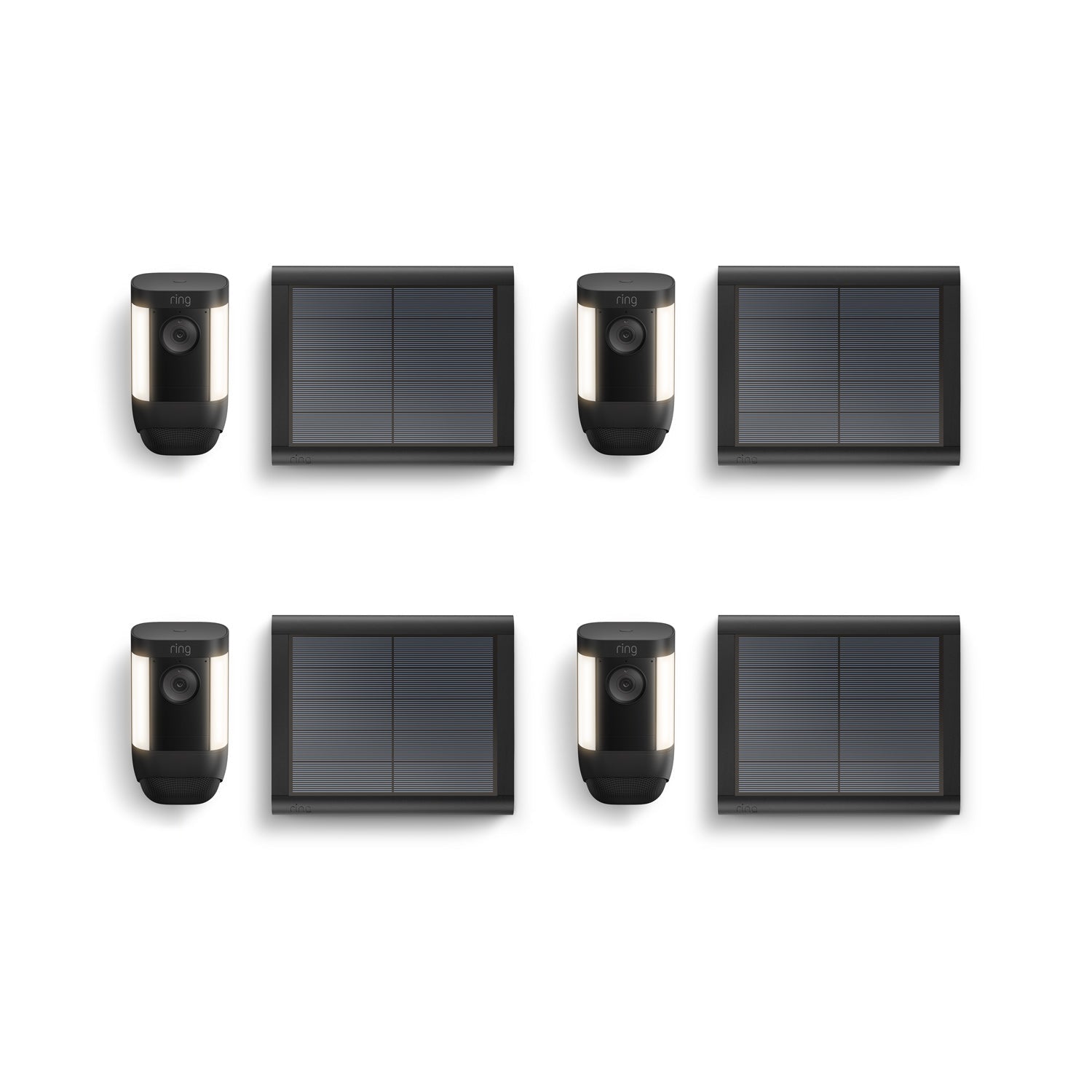 Nero:4-Pack Spotlight Cam Pro Solar