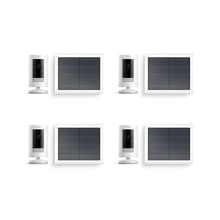 Bianco:4-Pack Stick Up Cam Solar
