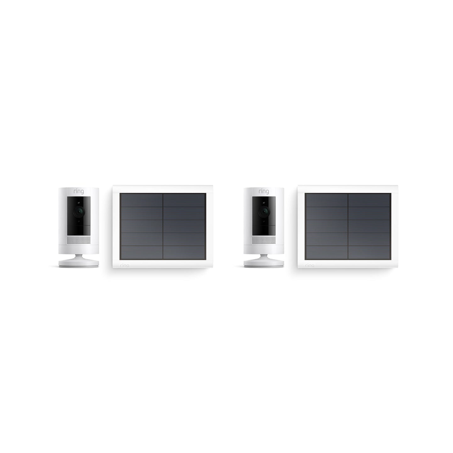 Bianco:2-Pack Stick Up Cam Solar
