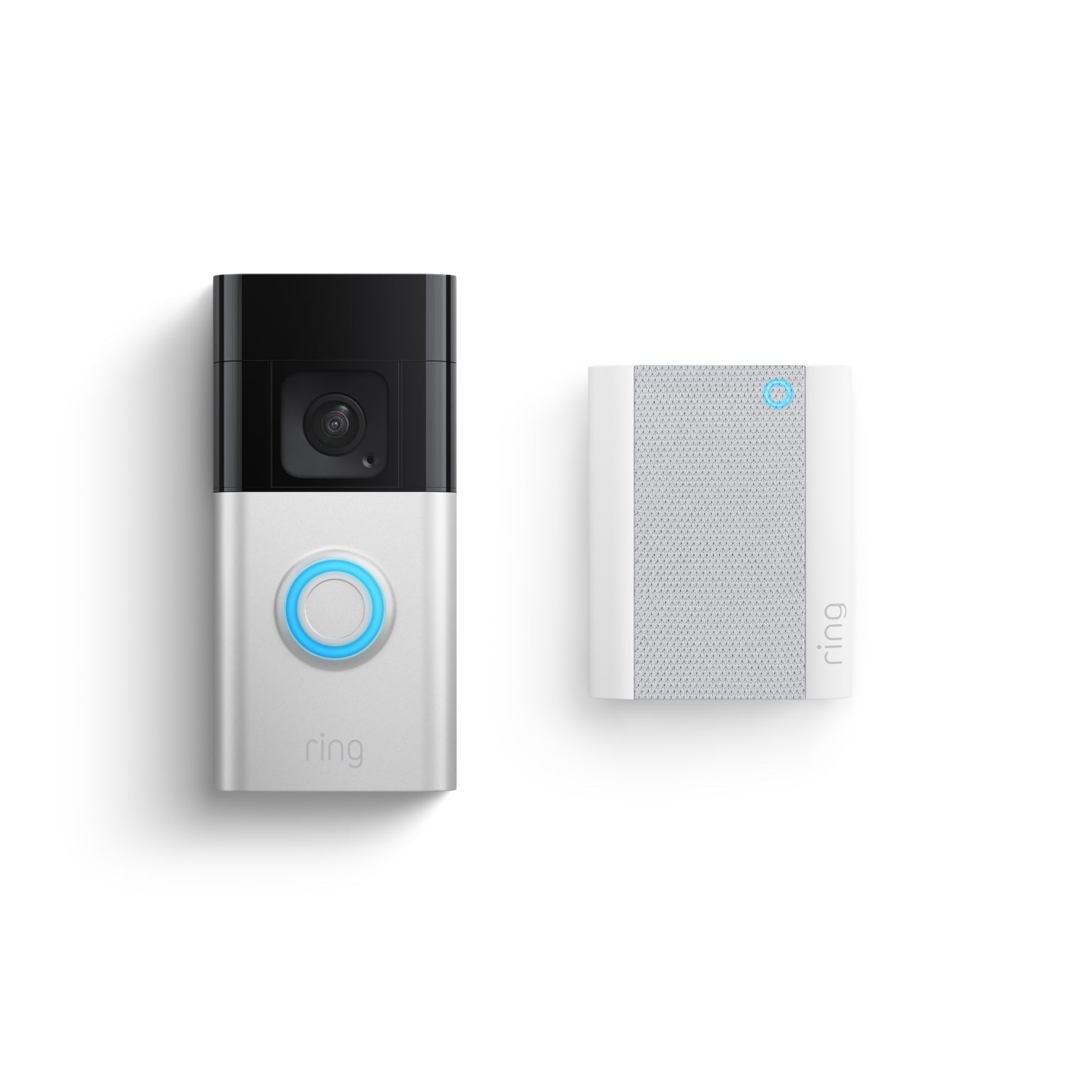Nickel satinato:Battery Video Doorbell Plus + Chime