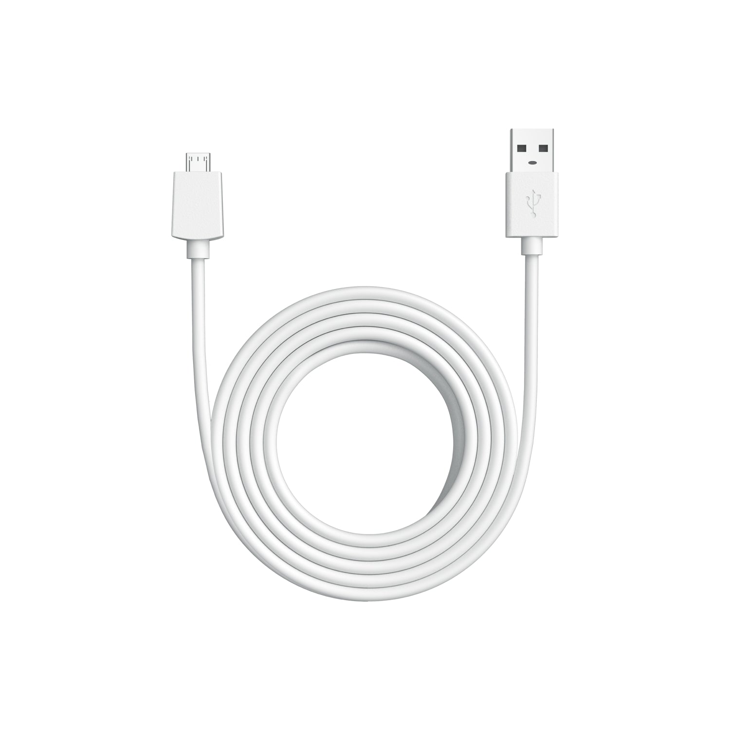 Bianco:Cavo di alimentazione da USB-A a Micro USB da 3 m (Indoor Camera 2ª gen.)