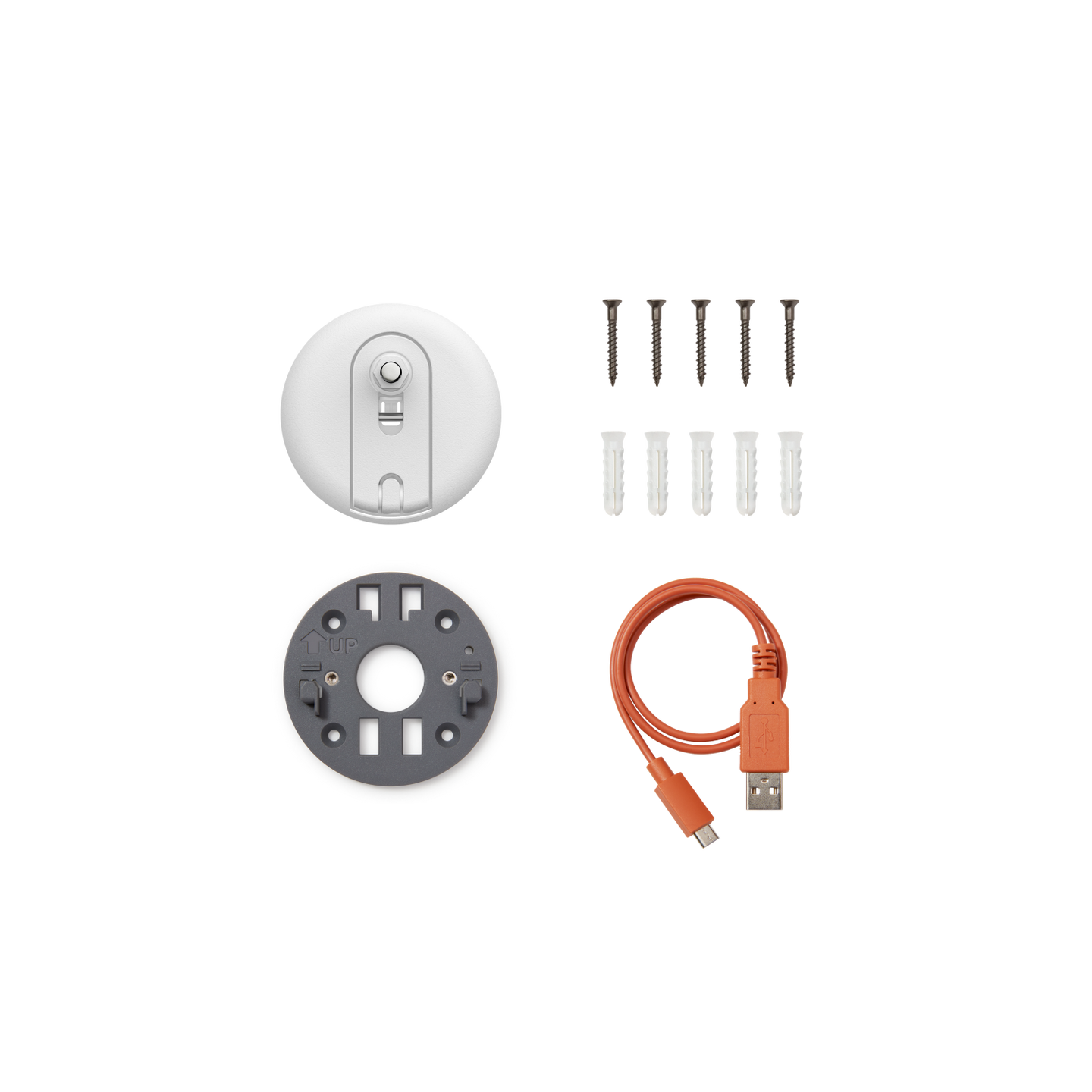 Bianco:Kit di pezzi di ricambio (Videocamera esterna Pro a batteria - Stick Up Cam Pro)