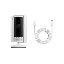 Bianco:Indoor Camera 2ª gen. + Cavo di alimentazione da USB-A a Micro USB da 3 m