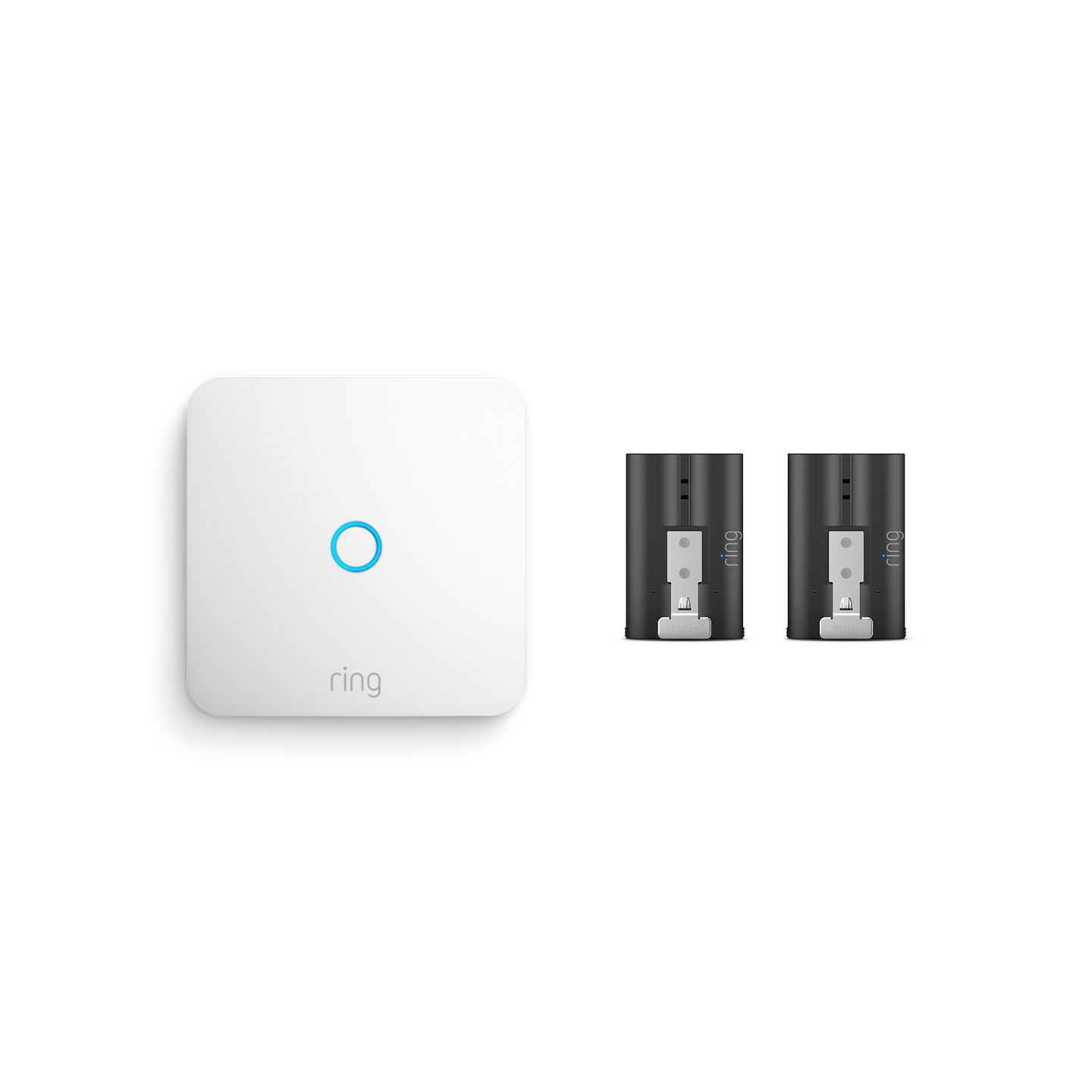 Bianco:Ring Intercom + Batteria ricaricabile a sgancio rapido