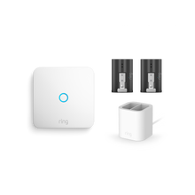 Bianco:Ring Intercom + Batteria ricaricabile a sgancio rapido + Stazione di ricarica