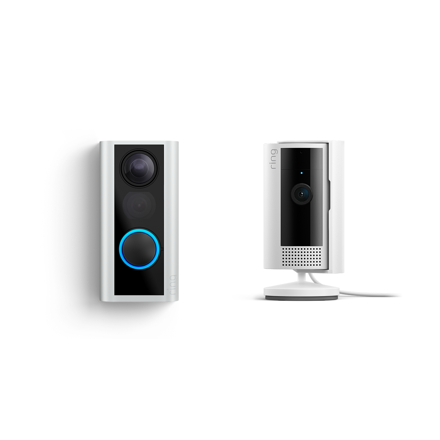 Nickel satinato:Spioncino digitale (54-75mm) + Indoor Camera (Door View Cam + Indoor Camera (2ª gen.))