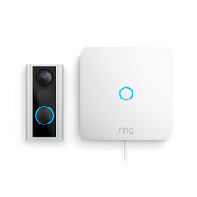 Nickel satinato:Spioncino digitale 54-75mm + Ring Intercom (Door View Cam + Ring Intercom)